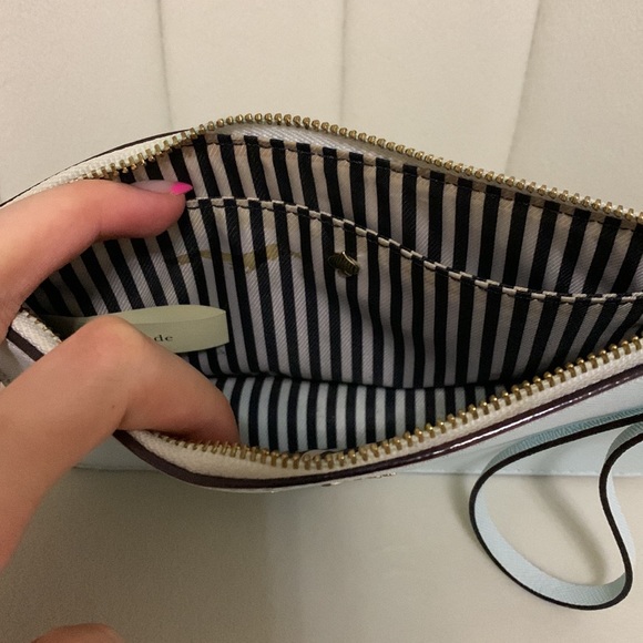 Kate Spade Large Light Blue Wristlet - Picture 3 of 5